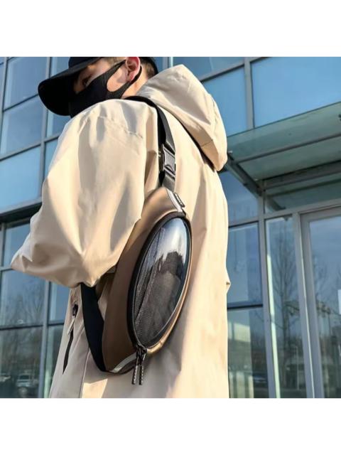 Japanese Brand - Transparent Tube Y2K Gorpcore Crossbody Bag