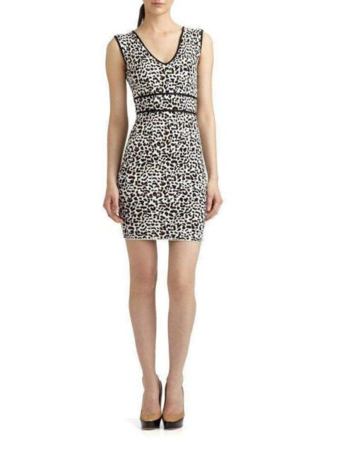 Other Designers Fancy Leopard Cocktail Dress