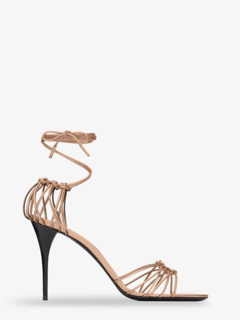 SAINT LAURENT Saint Laurent Babylone 90 Leather Sandals