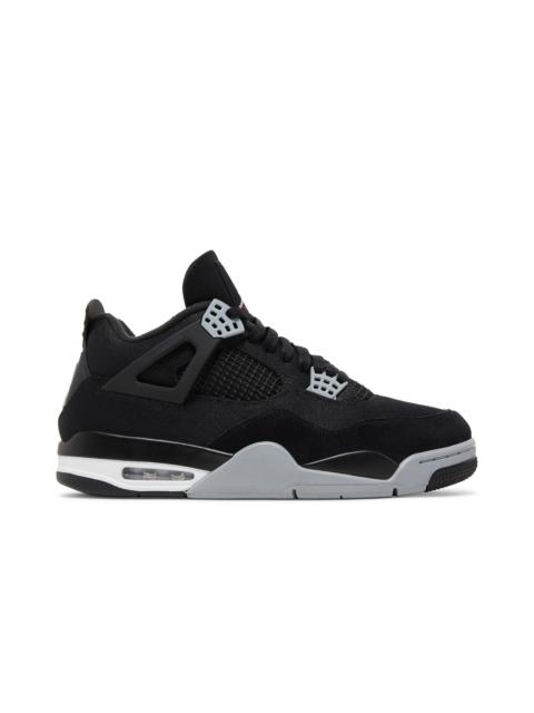 Jordan Air Jordan 4 Retro 'Black Canvas'