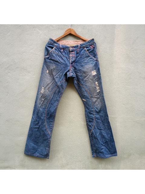 Other Designers Blue Way Distressed Denim Japanese Brand