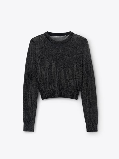 Alexander Wang Black Crystal Hotfix Pullover