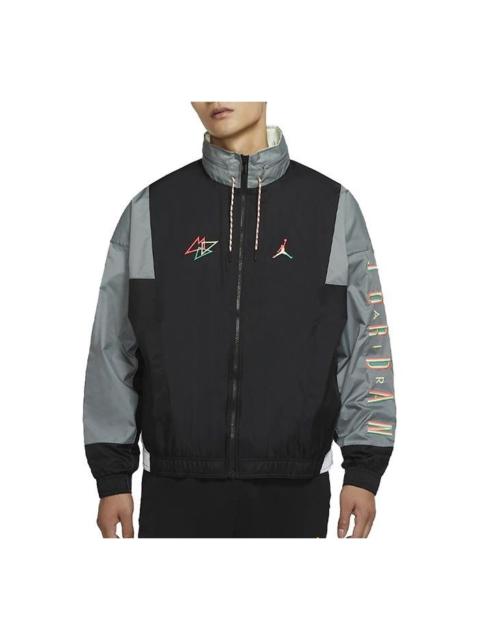 Jordan Air Jordan MENS Sport DNA Logo Printed Hooded Jacket Black CK9566-011