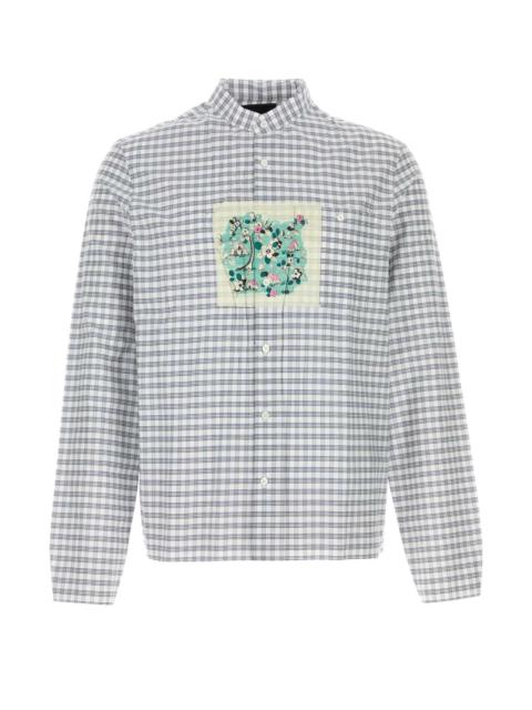 Prada Prada Men Embroidered Cotton Shirt