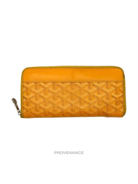 Goyard Goyard Matignon Zipped Wallet - Yellow Goyardine