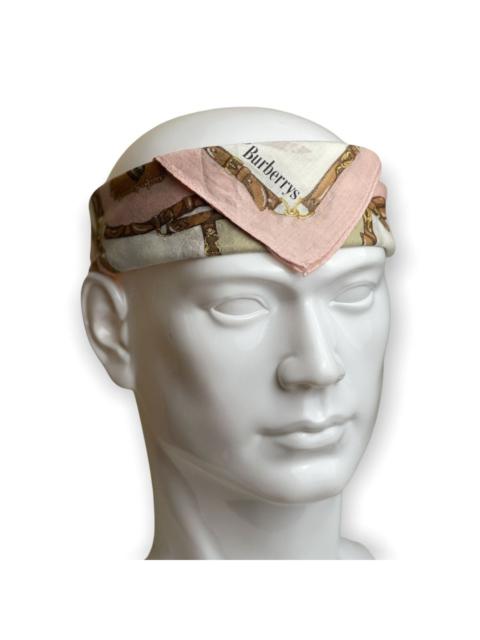 Other Designers Vintage Burberry Scarf Bandana Handkerchief Neckerchief