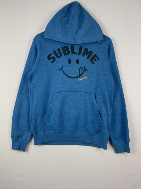 Other Designers Japanese Brand - Harvey Ball Smiley Face Hoodie Blue Medium