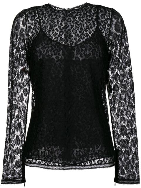 Givenchy printed layered top