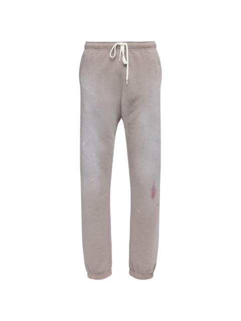 Numbers-motif track pants