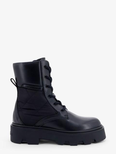 Moncler Moncler Aurea Leather And Nylon Boots