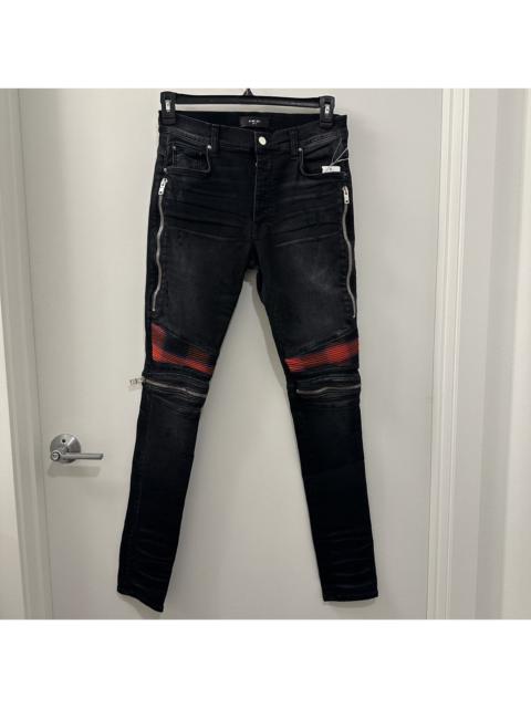 AMIRI NWT $1190 Amiri MX2 Patch Distressed Skinny Fit Jeans