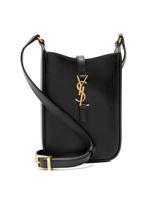 SAINT LAURENT Saint Laurent Smooth Calfskin Monogram Le 5 A 7 Vertical Mini Crossbody (Authentic Pre-Loved)