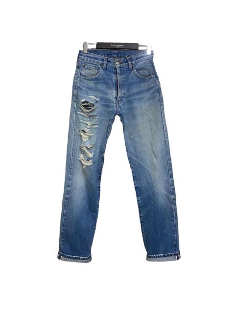 Levi's Vintage Levis 502xx BIG E Redline Jeans Distressed 28x32