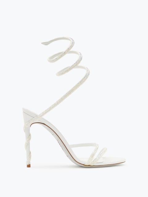 RENE CAOVILLA MARGOT SWAROVSKI WHITE SANDAL JEWEL