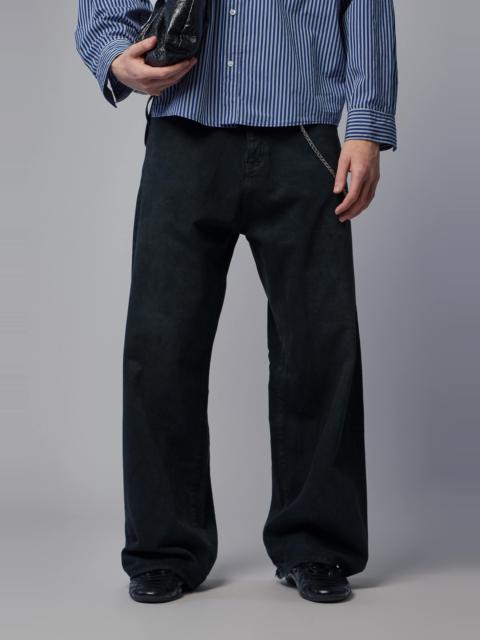 BALENCIAGA Casual Pants Dark Brown/Black