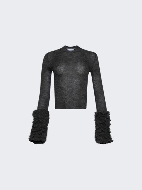 Alaïa Frills Jumper Gris Chine