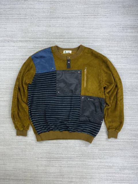 Other Designers Japanese Brand × Vintage - Vintage 80s Walrus Sportwear Color Block Sweatshirt