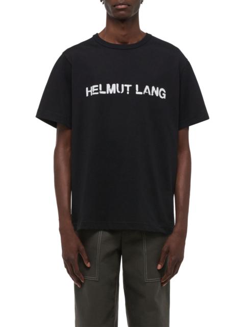 Helmut Lang Helmut Lang Heavyweight Stencil Logo Graphic T-Shirt in Black at Nordstrom