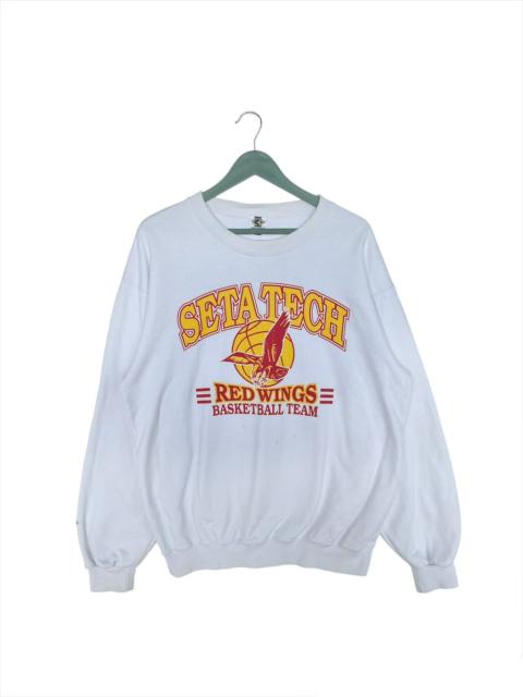 Other Designers Vintage Y2K Seta Tech Red Wings Basketball Sweatshirt