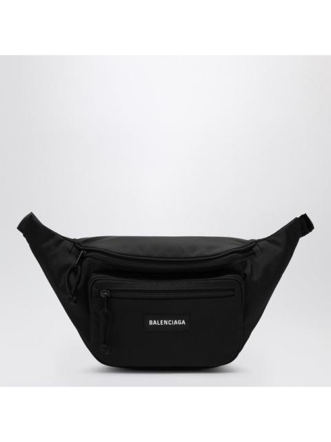 BALENCIAGA Balenciaga Explorer Black Nylon Belt Bag With Logo Men