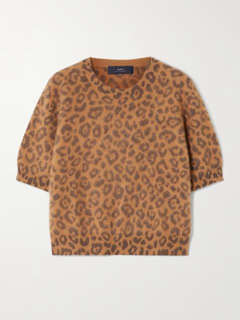 arch4 Toulon Leopard Brushed-cashmere Sweater