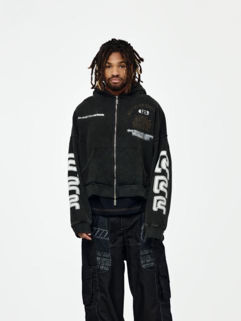 RRR123 SF INSTITUTE CVA ZIP HOODIE (BLACK)