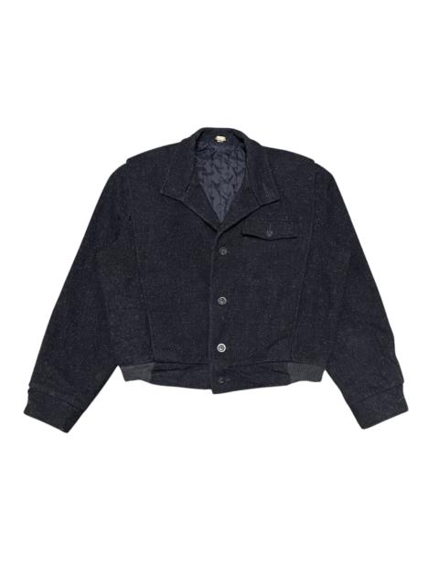 Other Designers Vintage Issey Miyake Inspired Bomber Style Jacket Wool