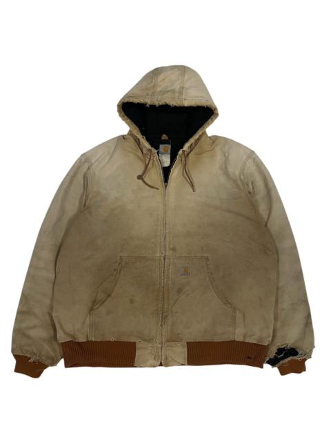 Other Designers PICK!! Vintage Carhartt Distressed Ripped Detroit Jacket