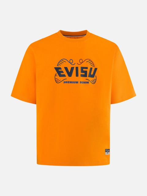 EVISU Daruma Print Loose Fit T-Shirt