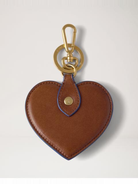 Mulberry Heart Keyring
Oak & Pigment Blue Smooth Glossy Leather
