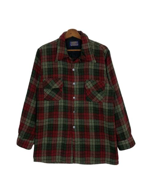 Other Designers Vintage Pendleton Checkered Board Shirt Wool