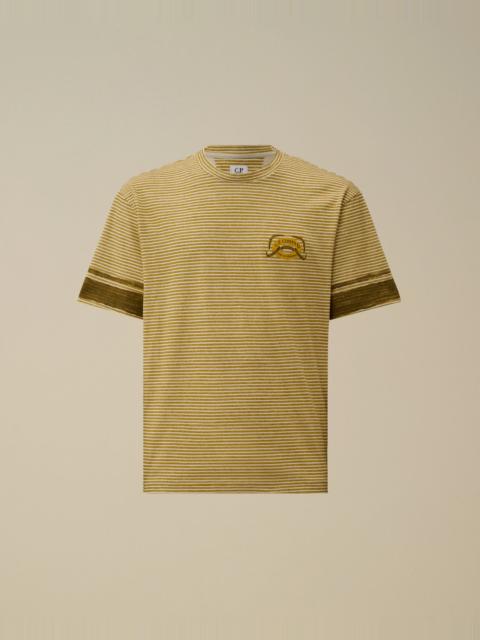 C.P. Company Printed Jersey 20/1 Short Sleeve Logo T-Shirt