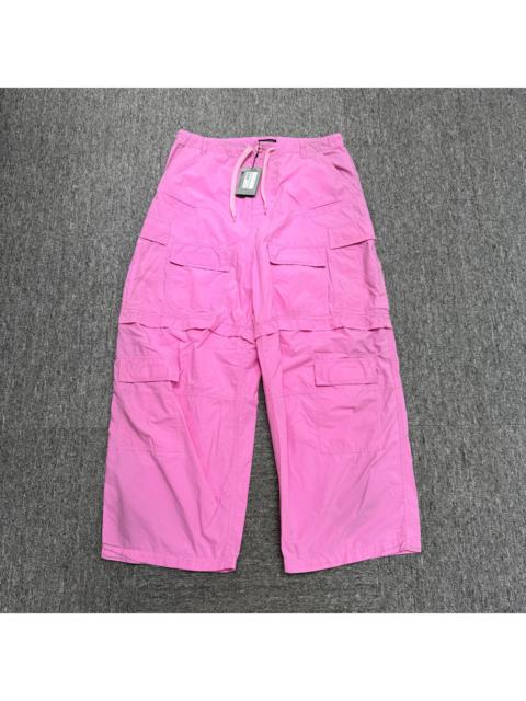 Balenciaga distressed overalls