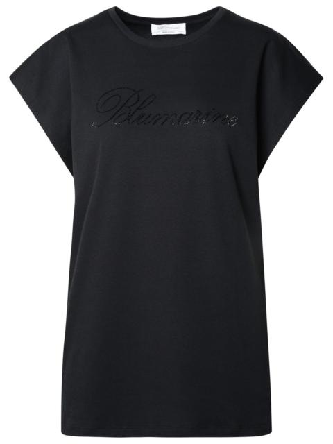 Blumarine Blumarine Woman Black Cotton T-Shirt