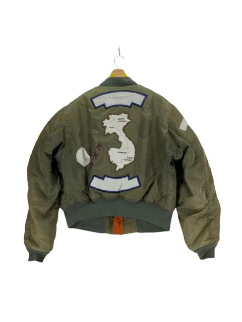 Other Designers Vintage - Vintage Distress Avirex Flight Bomber Jacket #3497-86