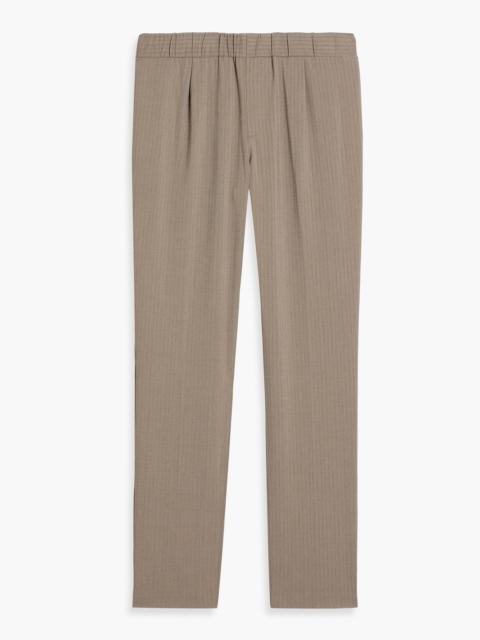 Other Designers Snider tapered herringbone woven pants