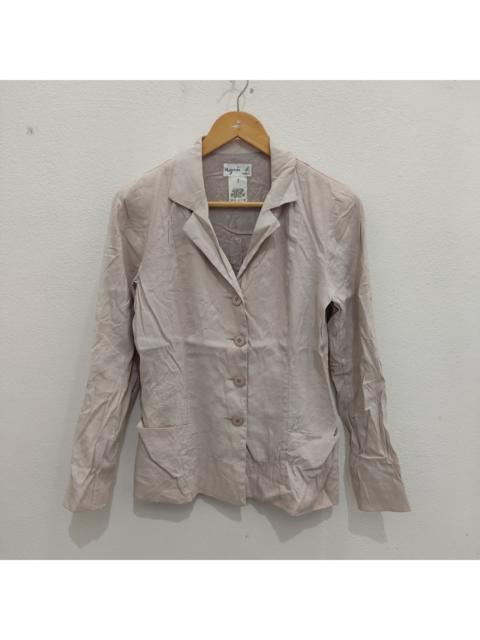 Other Designers Agnes B. - Vintage Agnes B. Paris Japanese Japan Cotton Light Jacket