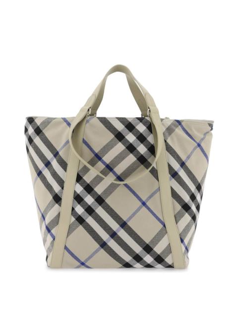 Burberry Ered Checkered Tote