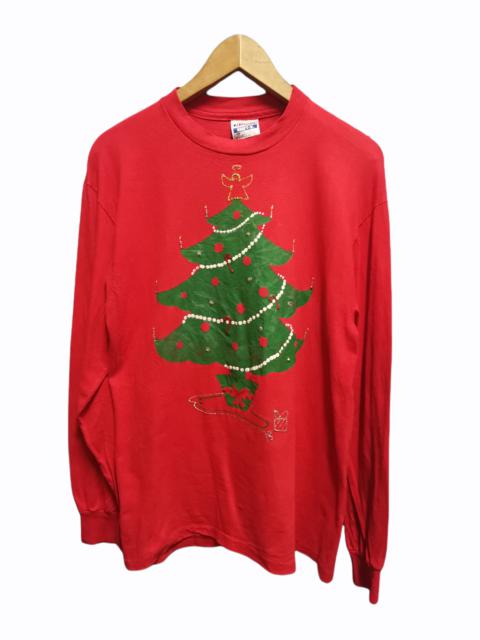 Other Designers Vintage - Vintage Christmas Tree Long Sleeves Tees