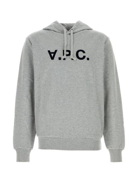 A.P.C. Grey cotton sweatshirt