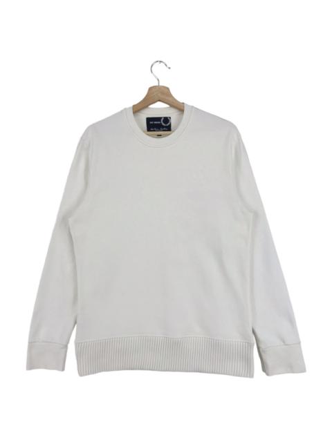 Raf Simons Embroidered White Logo Sweatshirt