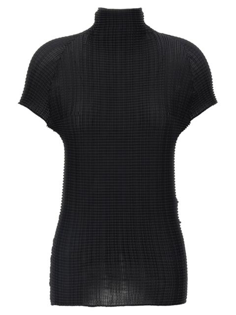 Issey Miyake Women 'Wooly Pleats-56' T-Shirt