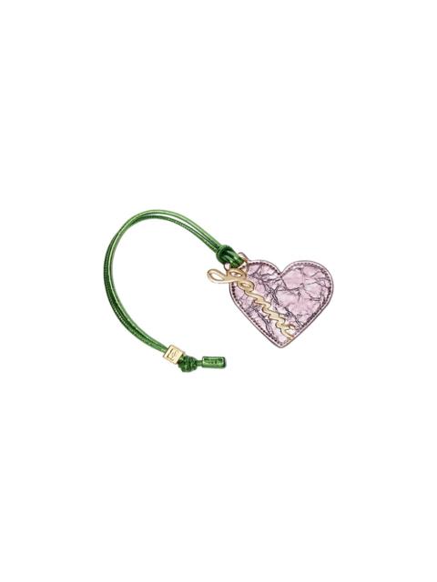 GANNI "heart Mirror" Keychain