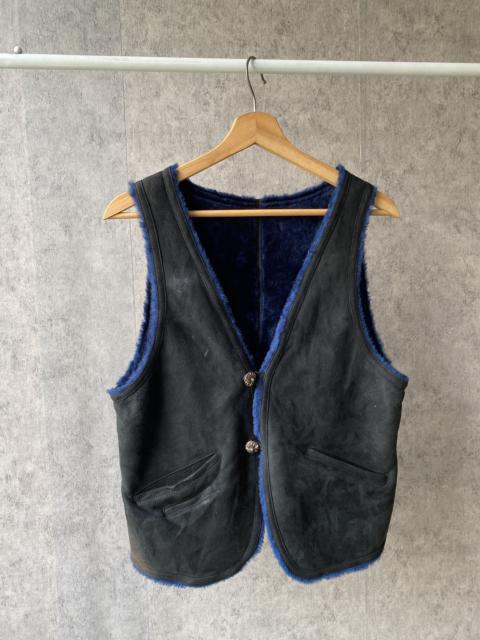 Chrome Hearts Vintage Chrome Hearts Sheepskin Lining Fur Vest 