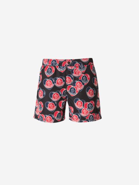 Moncler HEARTS MOTIF SWIMSUIT