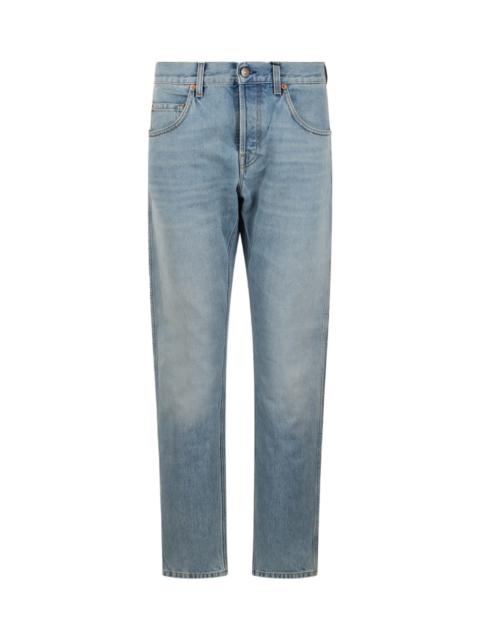 Tapered Denim Trousers