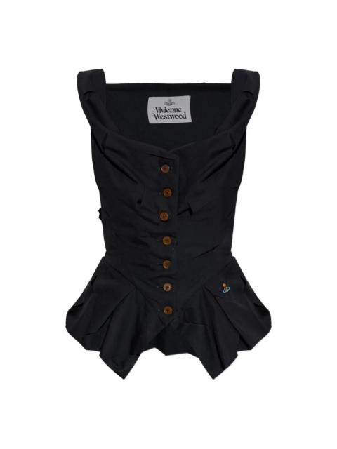 Vivienne Westwood MONDAY VEST - BLACK
