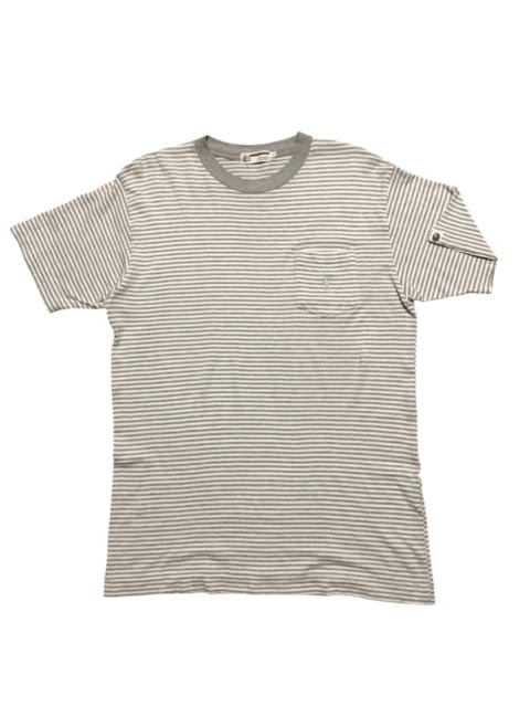 A BATHING APE® Vintage Bape General Stripe Pocket Tee