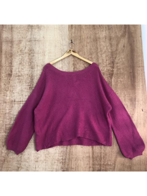 Other Designers Homespun Knitwear - GU Cropped Knit Sweater