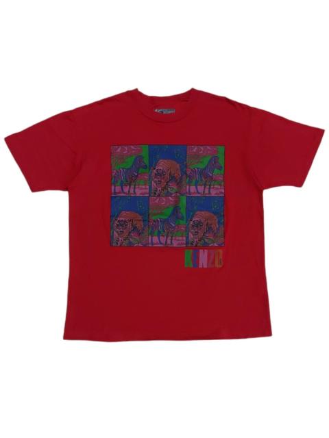 KENZO Deadstock Vintage Kenzo "Predator & Prey" Single Stitch Tee